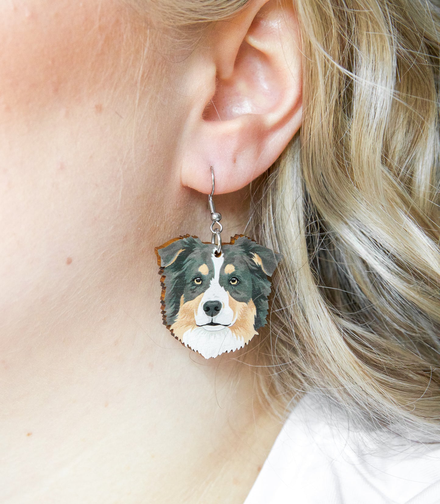 Australian Shepherd earrings