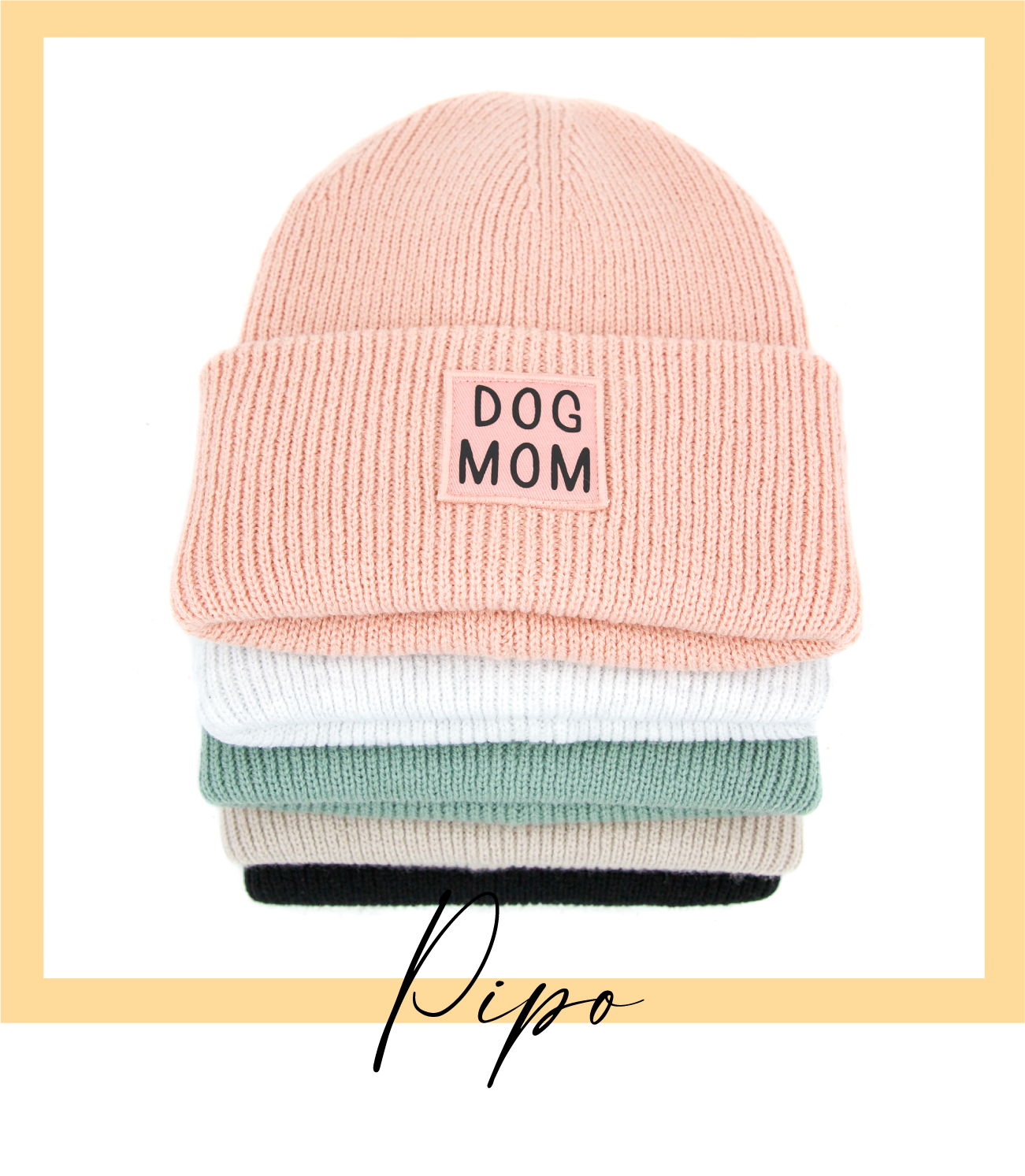 Dog mom beanie