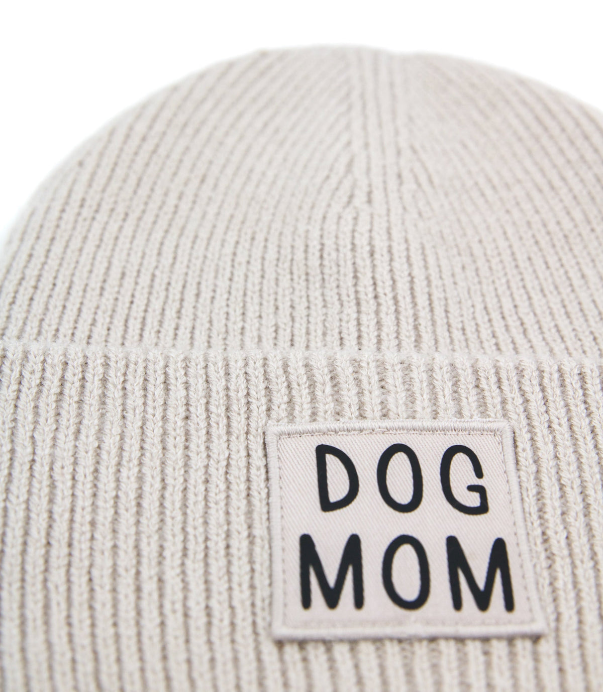 Suomessa käsinpainettu 100% kierrätysmateriaalista valmistettu dog mom pipo