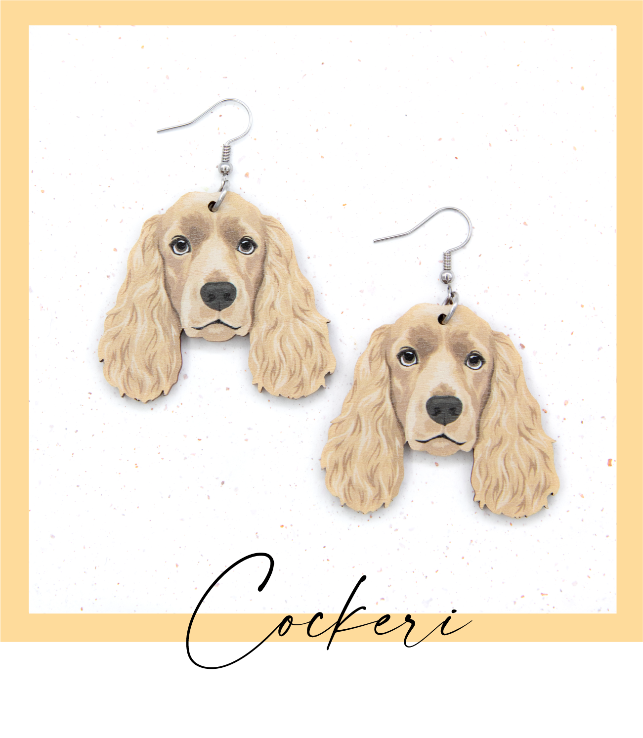 Cocker Spaniel earrings