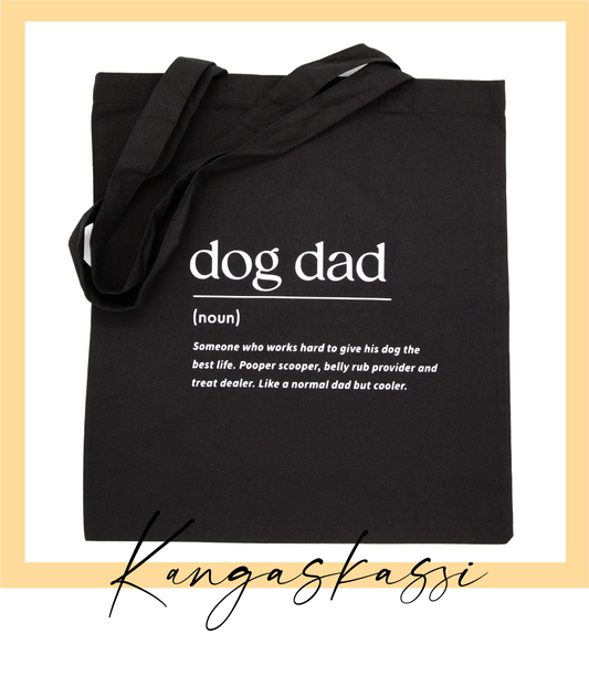 Dog dad -kangaskassi