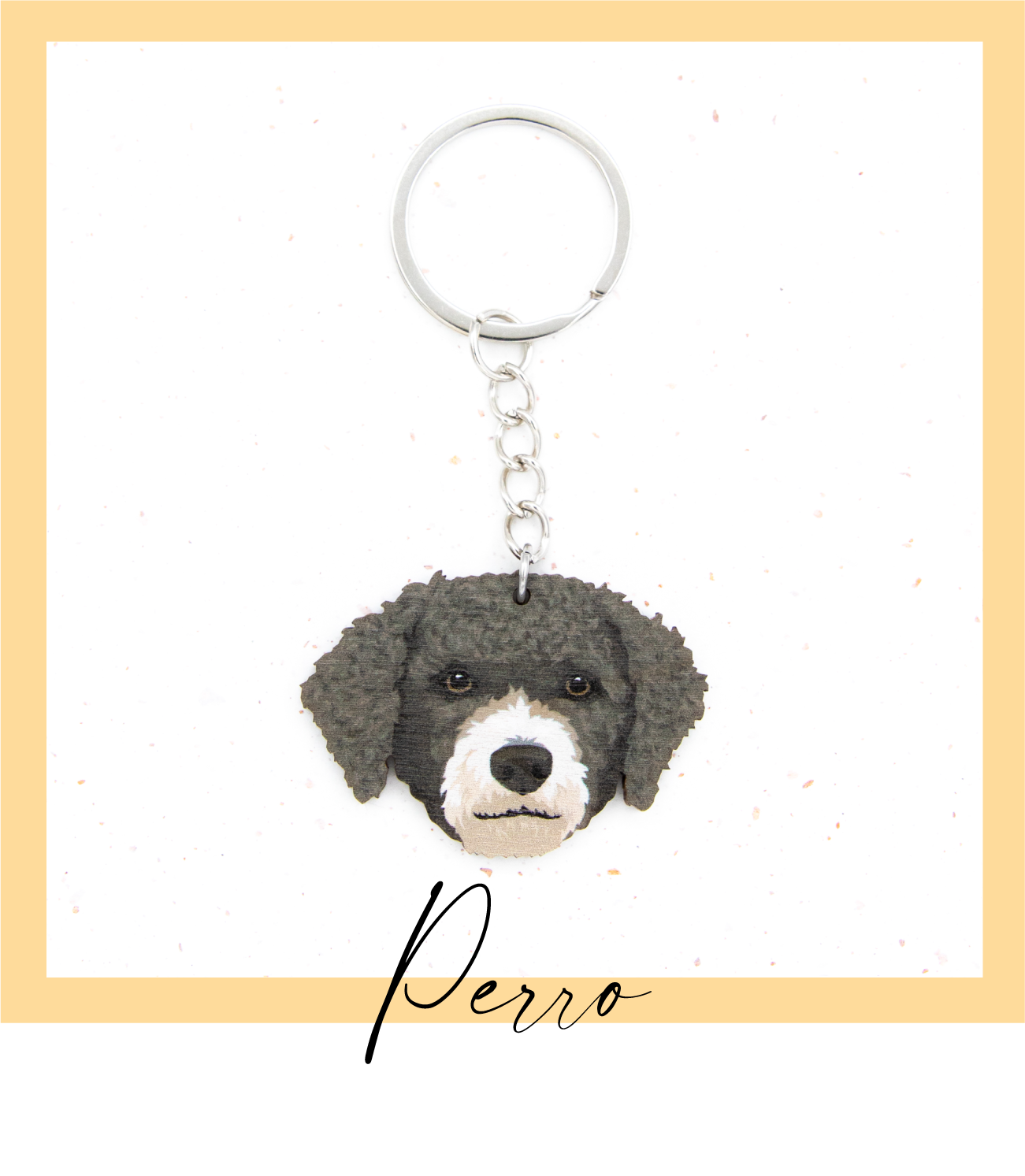 Spanish Waterdog keychain