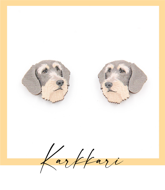 Samoyed stud earrings