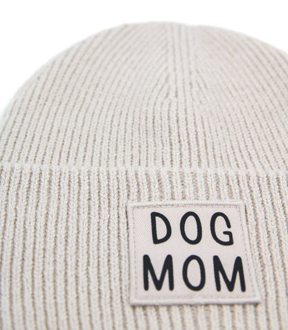 Suomessa käsinpainettu 100% kierrätysmateriaalista valmistettu dog mom pipo
